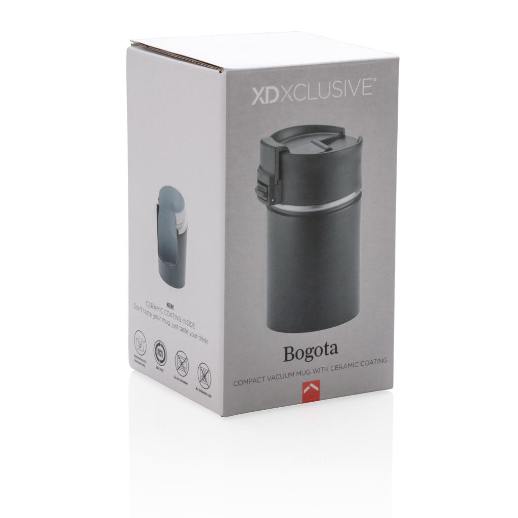 Cană compactă vacuum cu înveliș ceramic Bogota  black