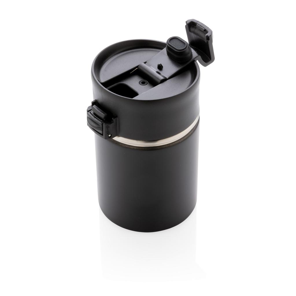 Cană compactă vacuum cu înveliș ceramic Bogota  black