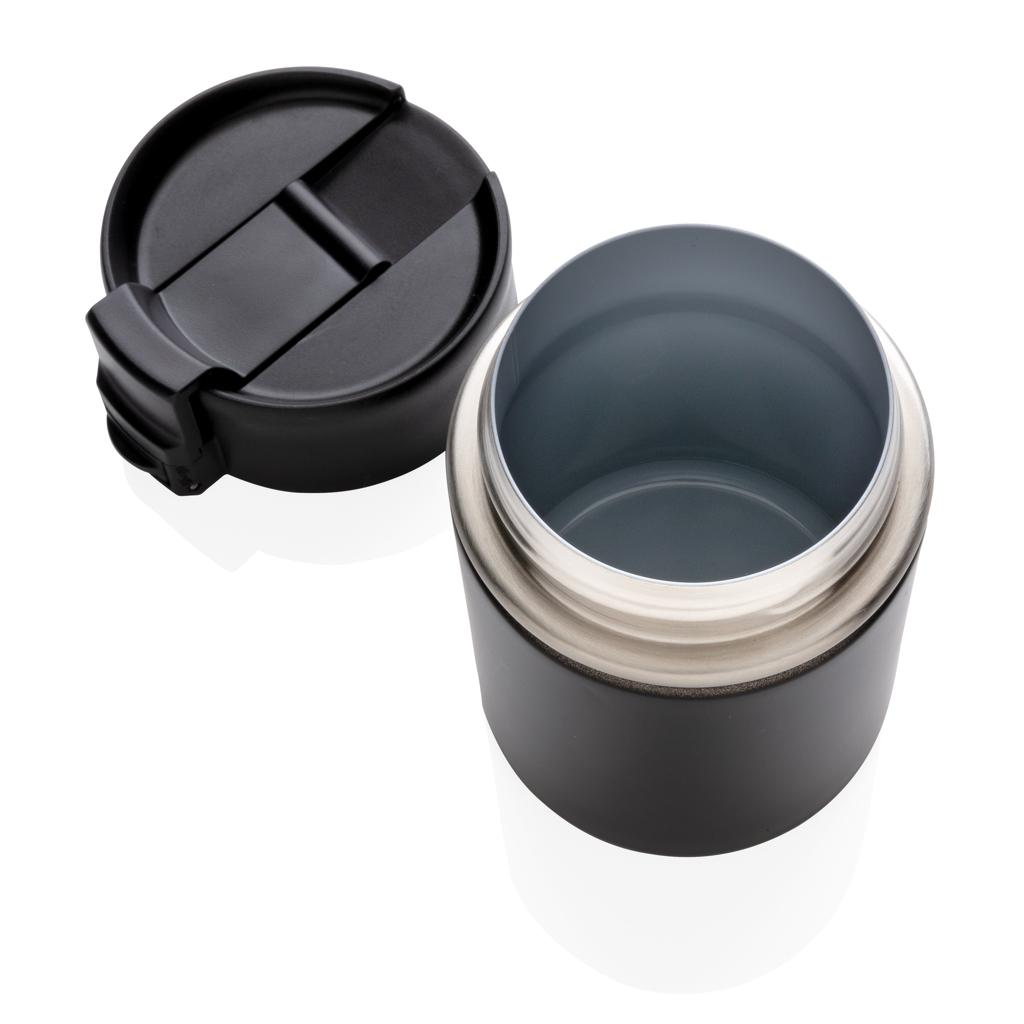 Cană compactă vacuum cu înveliș ceramic Bogota  black