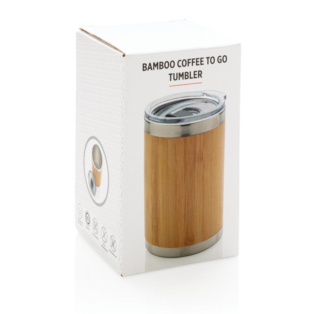 Pahar de cafea to go din bambus brown