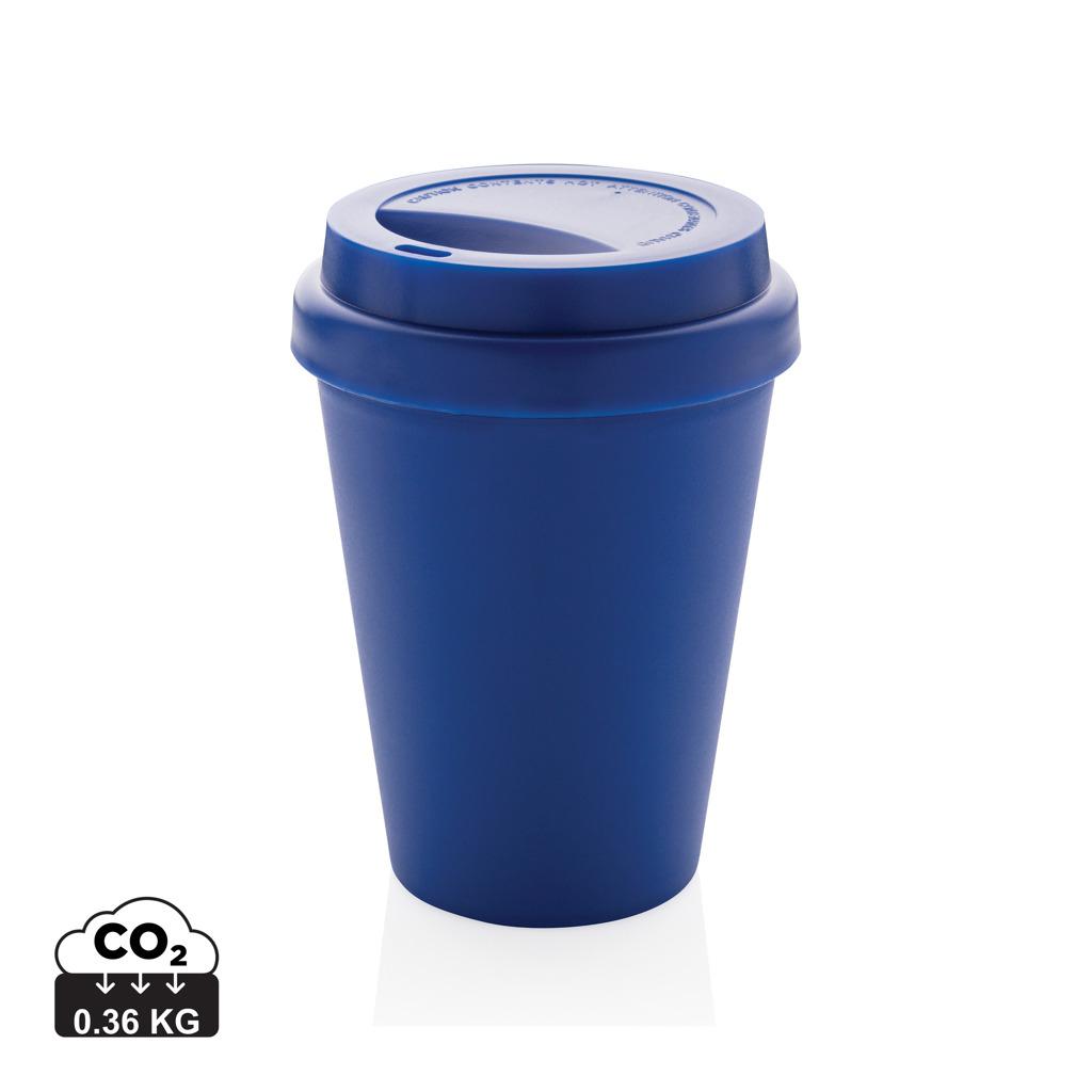 Cană de cafea reutilizabilă cu perete dublu, 300 ml blue