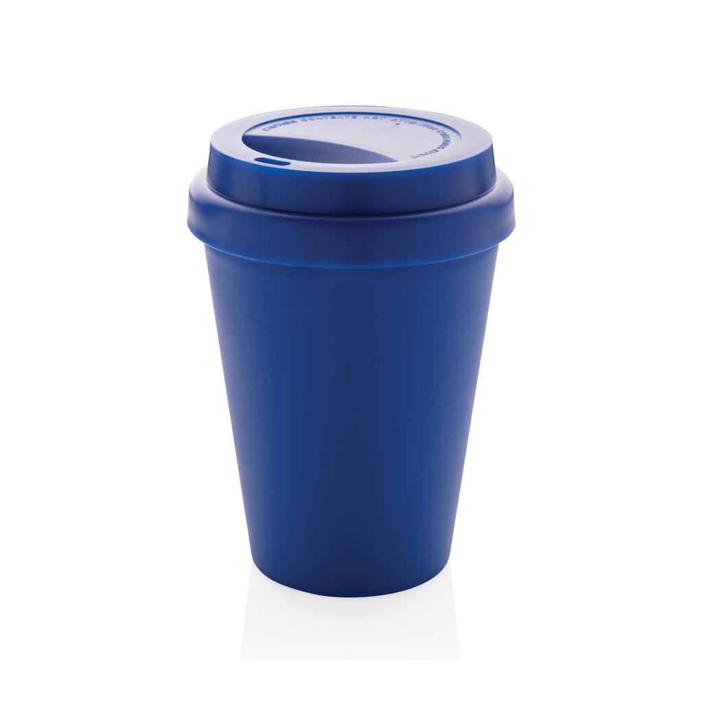 Cană de cafea reutilizabilă cu perete dublu, 300 ml blue