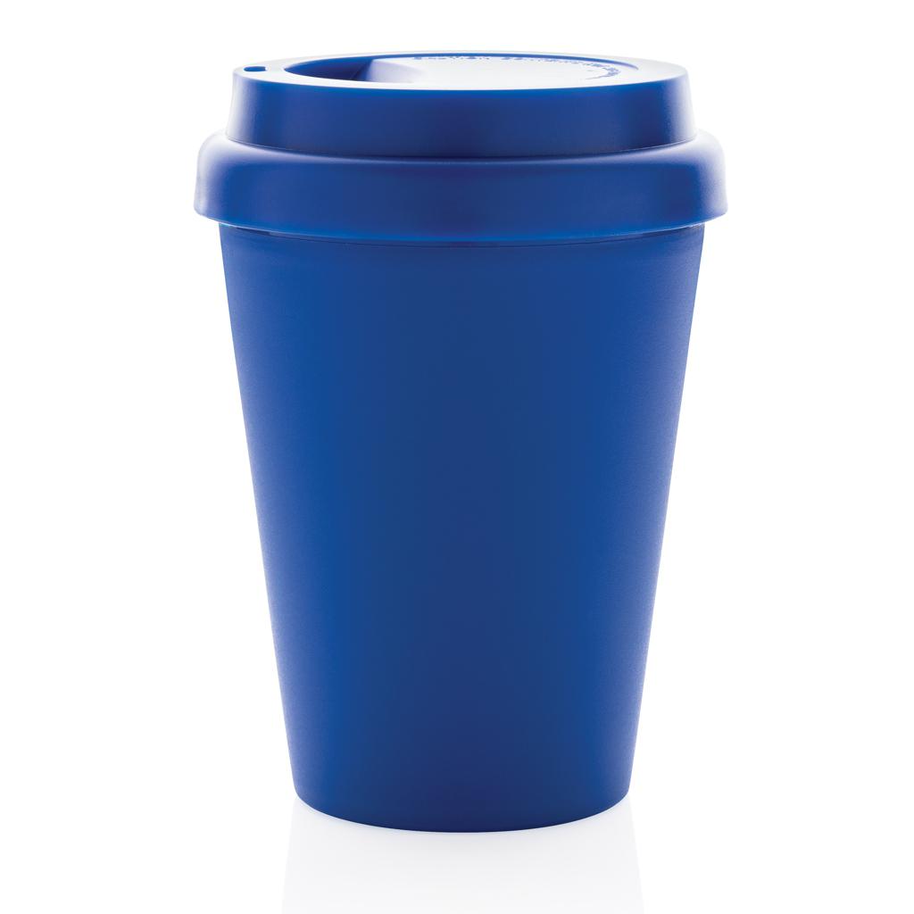 Cană de cafea reutilizabilă cu perete dublu, 300 ml blue
