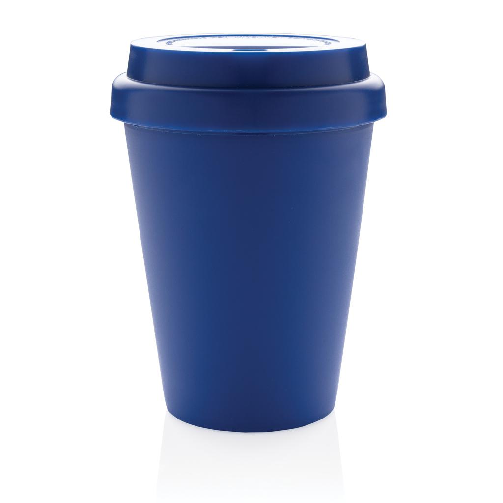 Cană de cafea reutilizabilă cu perete dublu, 300 ml blue