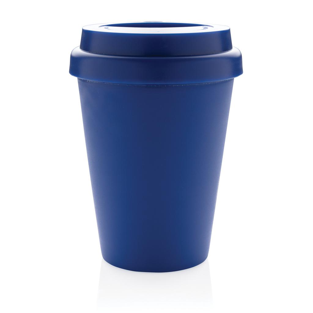 Cană de cafea reutilizabilă cu perete dublu, 300 ml blue