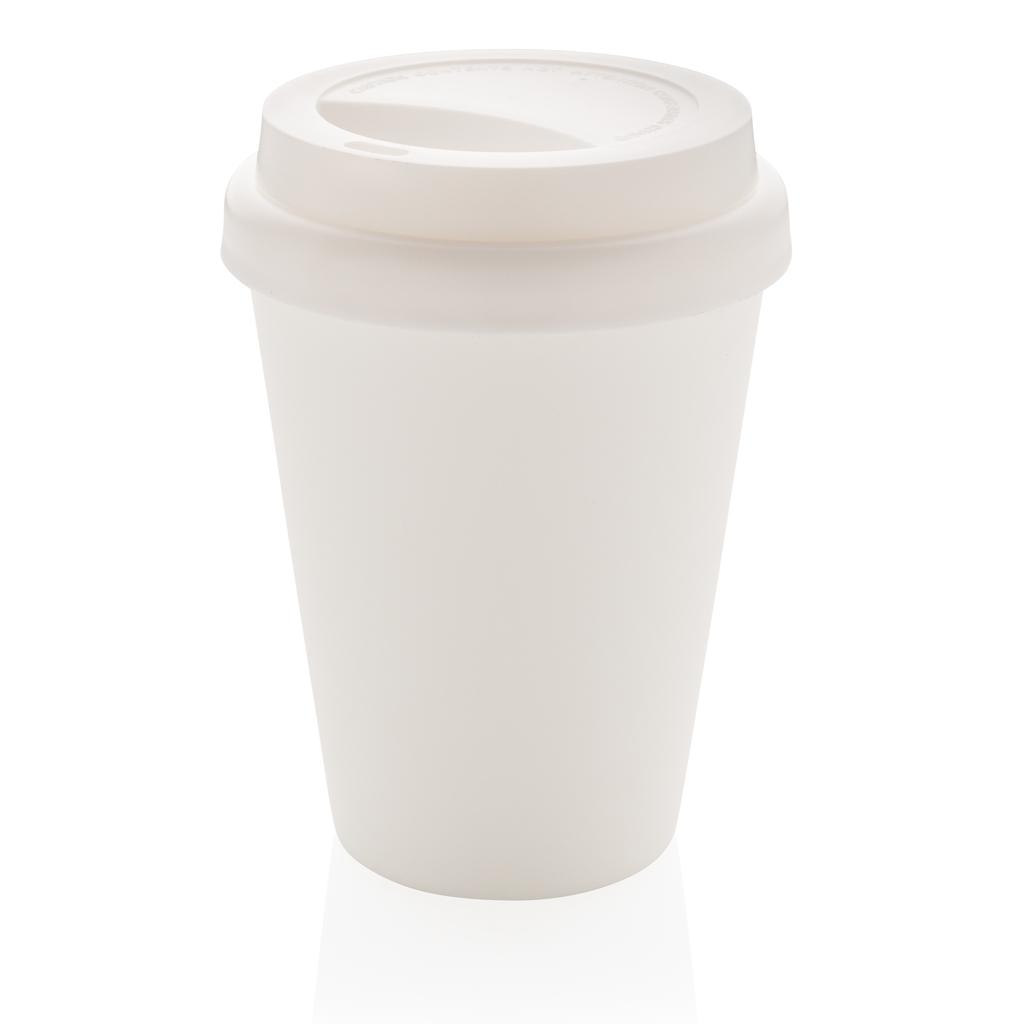 Cană de cafea reutilizabilă cu perete dublu, 300 ml transparent