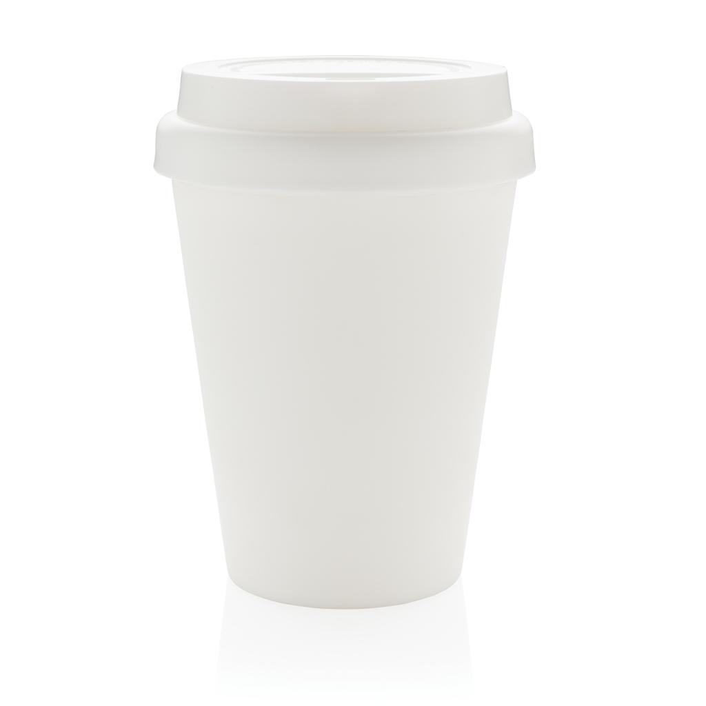Cană de cafea reutilizabilă cu perete dublu, 300 ml transparent