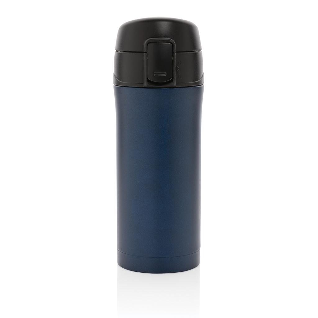 Cană vacuum metalică cu închidere ușoară navy