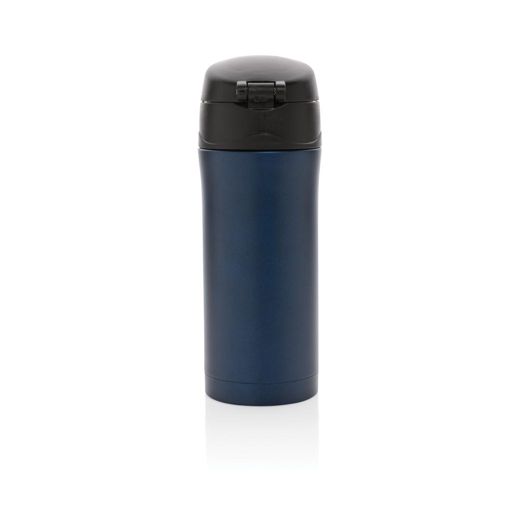 Cană vacuum metalică cu închidere ușoară navy