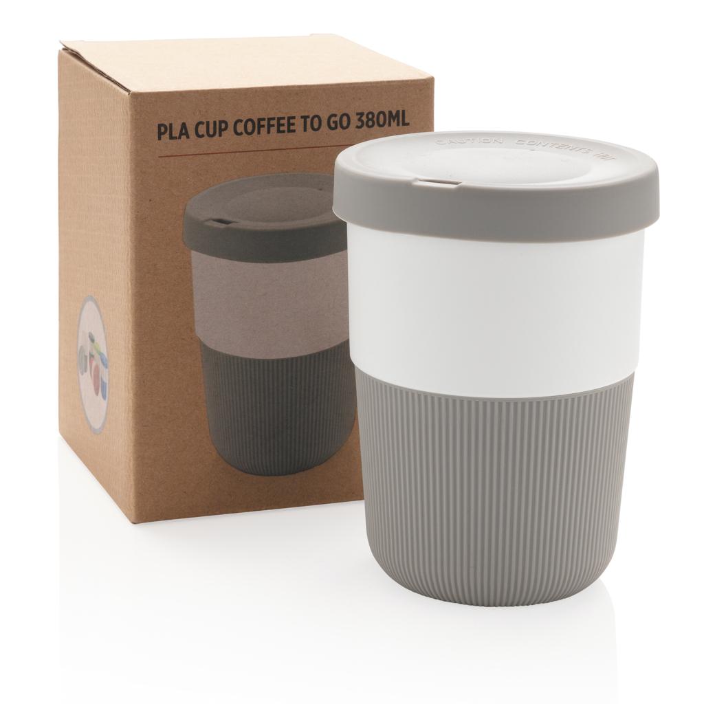 Cană de cafea to go din PLA, 380 ml grey