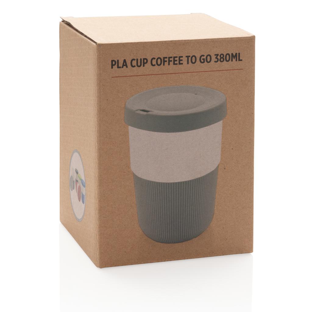 Cană de cafea to go din PLA, 380 ml grey