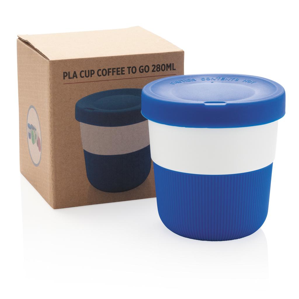 Cană de cafea to go din PLA blue