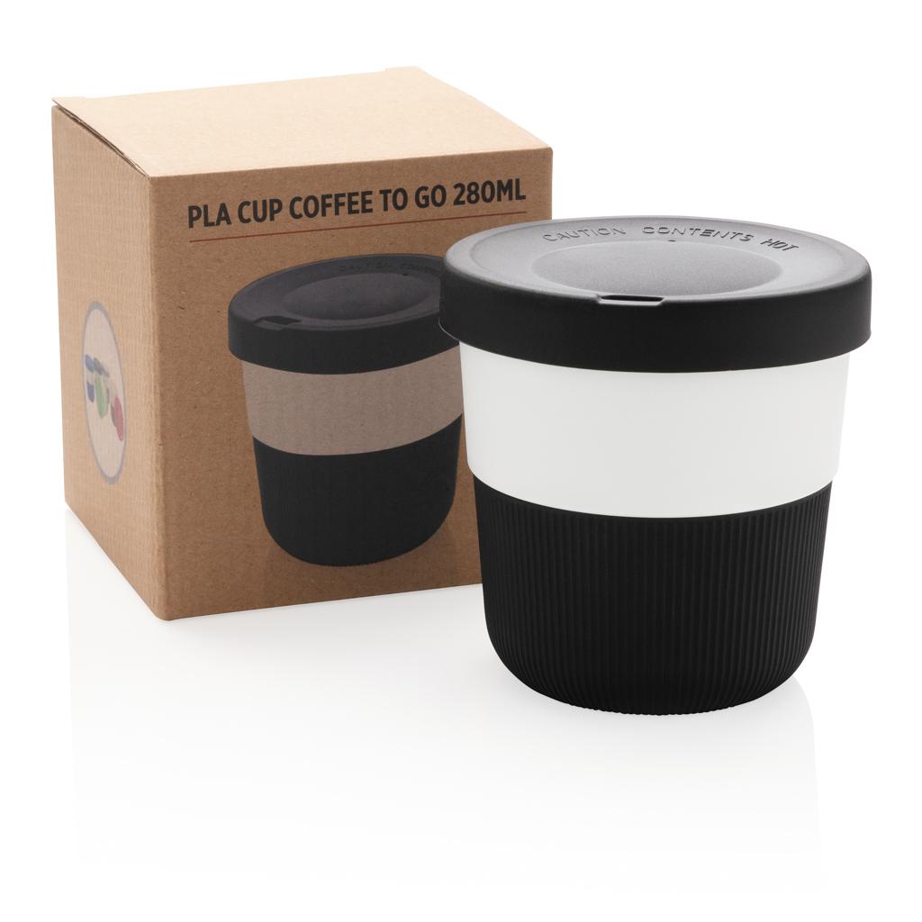 Cană de cafea to go din PLA black