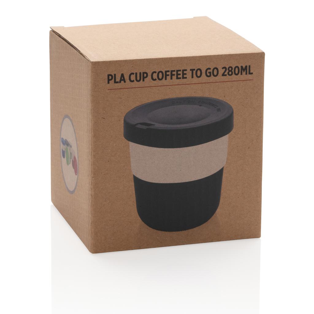 Cană de cafea to go din PLA black