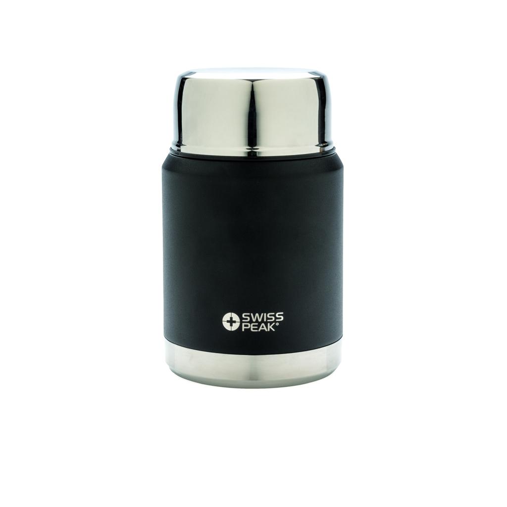 Container alimentar cu vacuum din cupru Swiss Peak Elite black