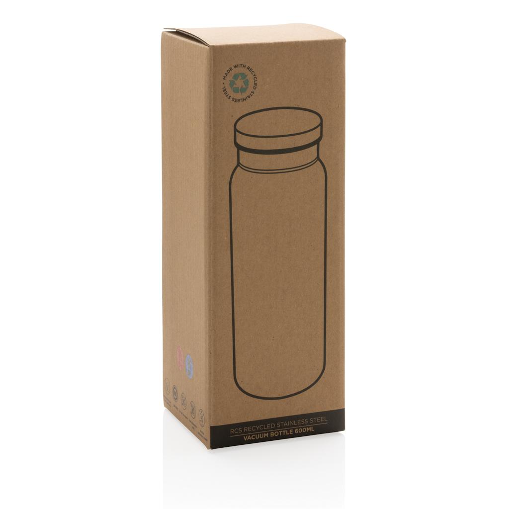 Sticlă termoizolantă din oțel inoxidabil reciclat RCS 600ML grey