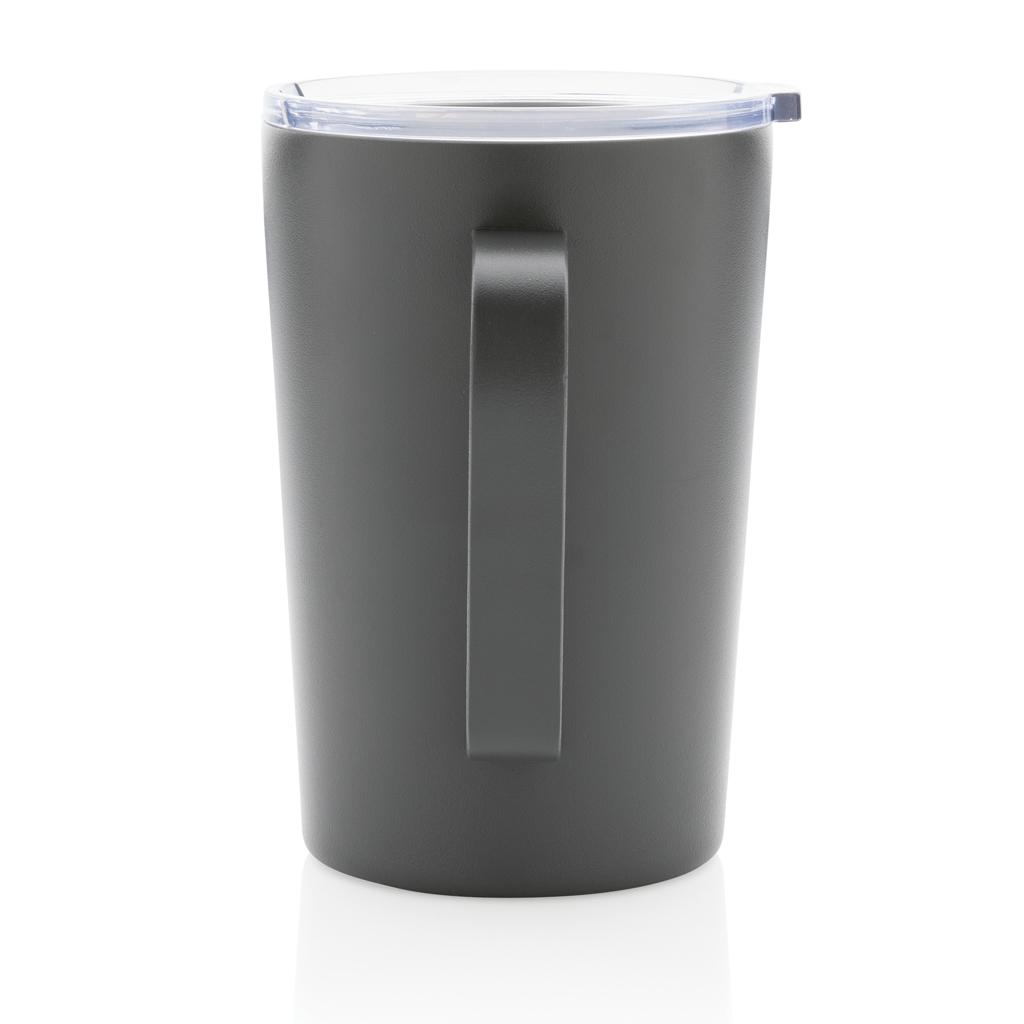 Cana modernă termoizolantă din oțel inoxidabil reciclat RCS cu capac grey