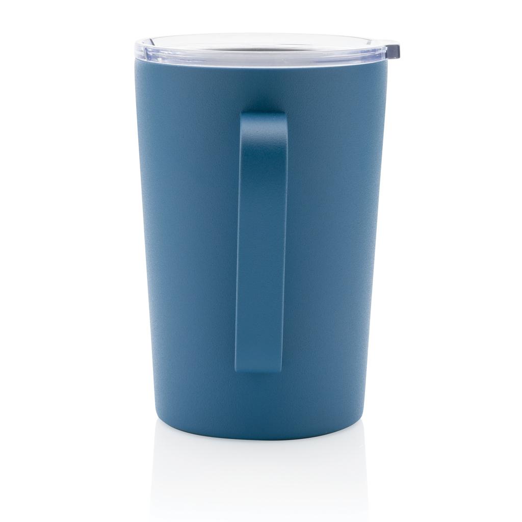 Cana modernă termoizolantă din oțel inoxidabil reciclat RCS cu capac blue