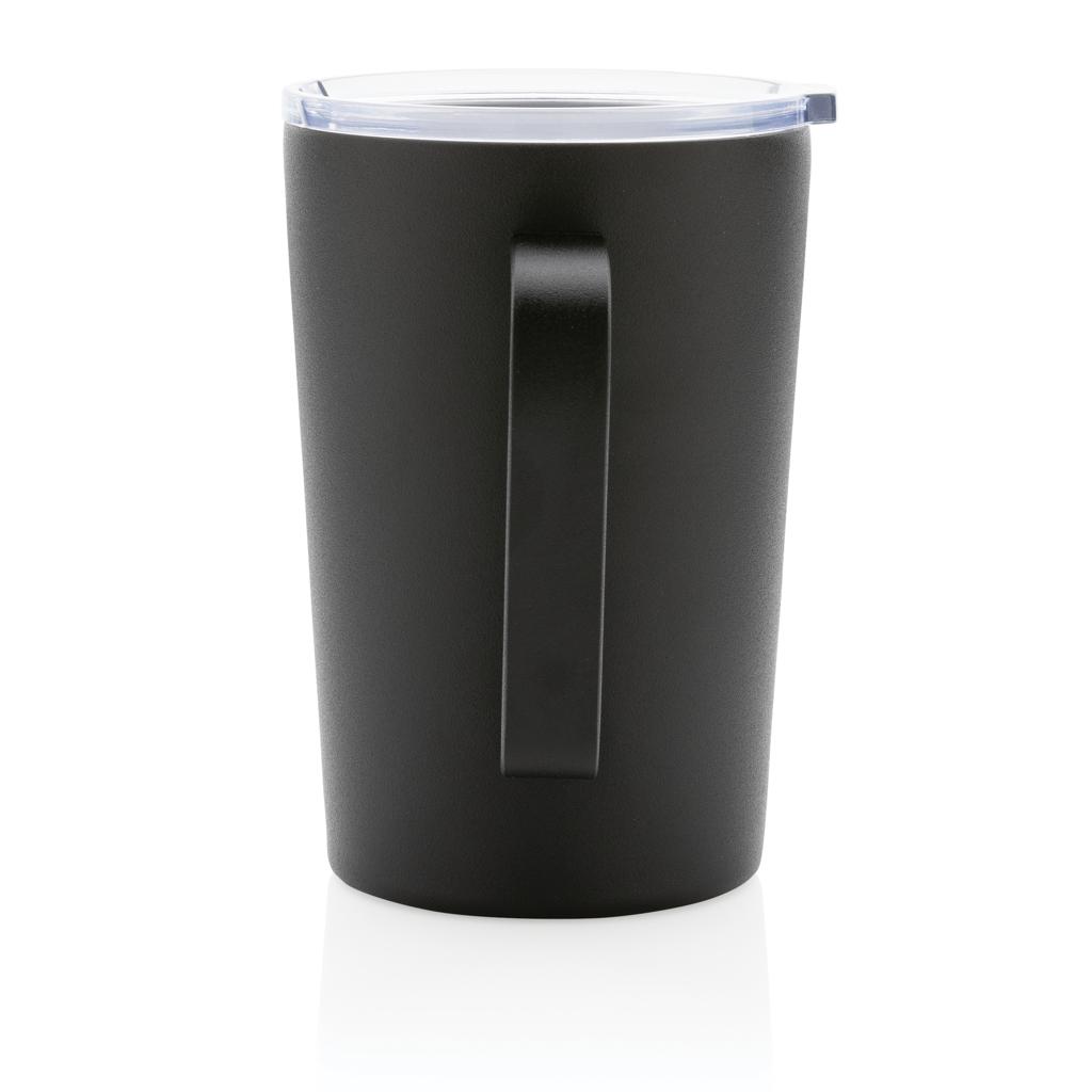 Cana modernă termoizolantă din oțel inoxidabil reciclat RCS cu capac black