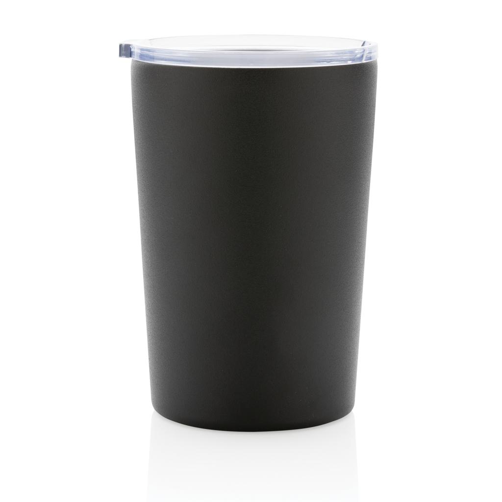 Cana modernă termoizolantă din oțel inoxidabil reciclat RCS cu capac black