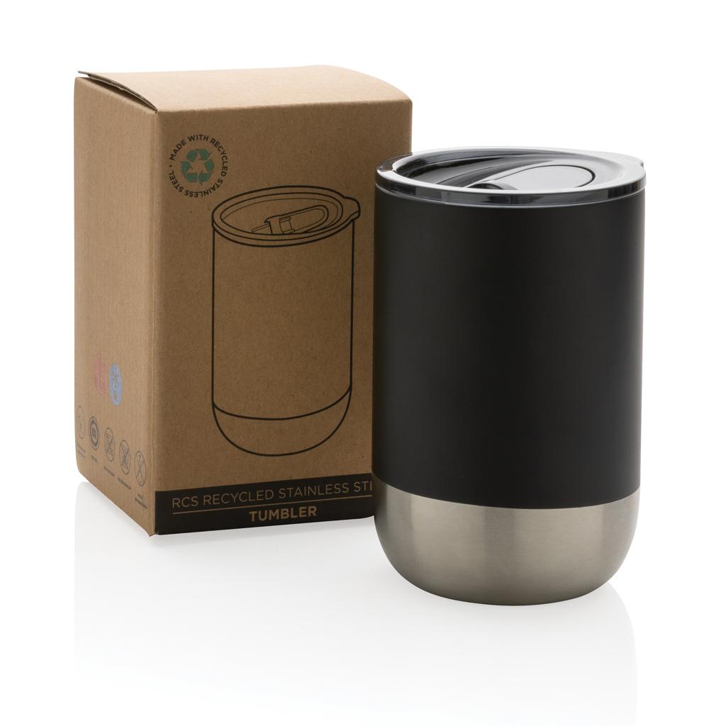 Pahar din oțel inoxidabil reciclat RCS black