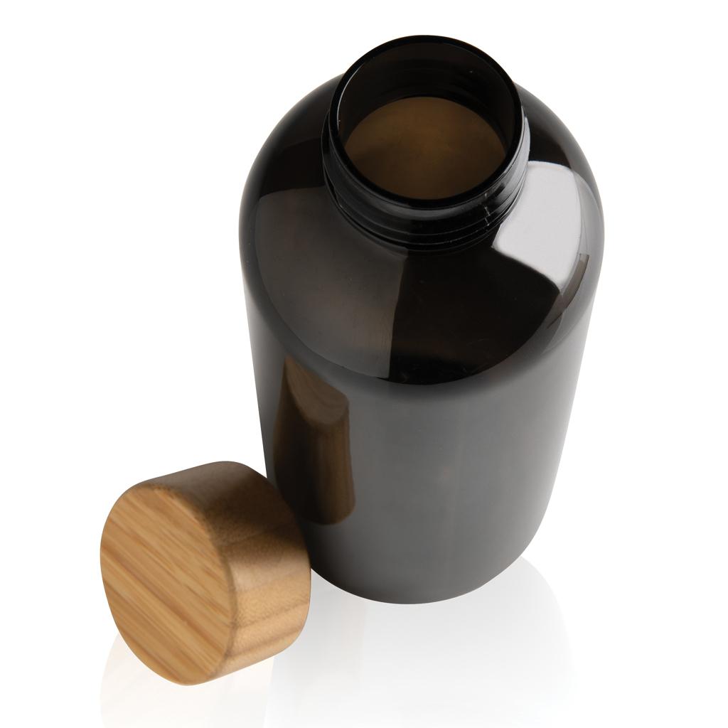 Sticlă din RPET reciclat RCS cu capac din bambus black