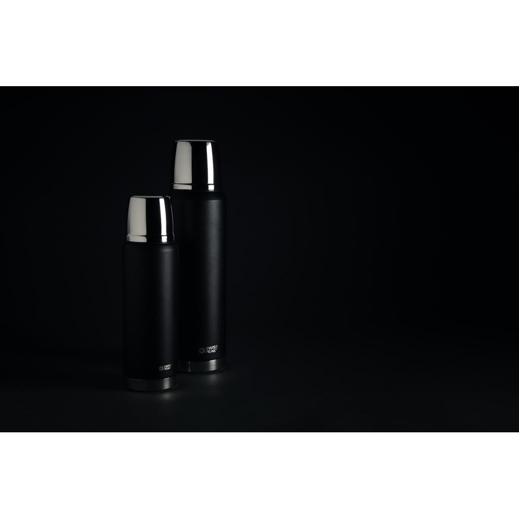 Termos cu vacuum din cupru  1L Swiss Peak Elite black