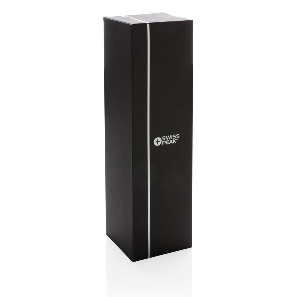 Termos cu vacuum din cupru  1L Swiss Peak Elite black