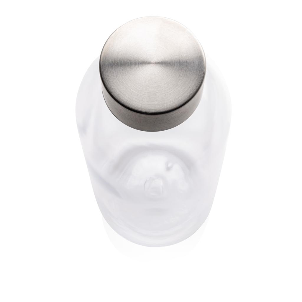 Sticlă de apă etanșă cu capac metalic transparent