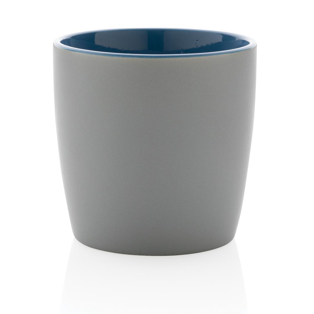 Cană ceramică cu interior colorat 300ml blue