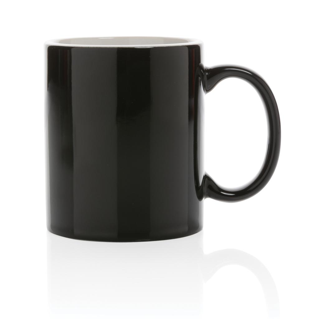Cană clasică din ceramică 350ml black
