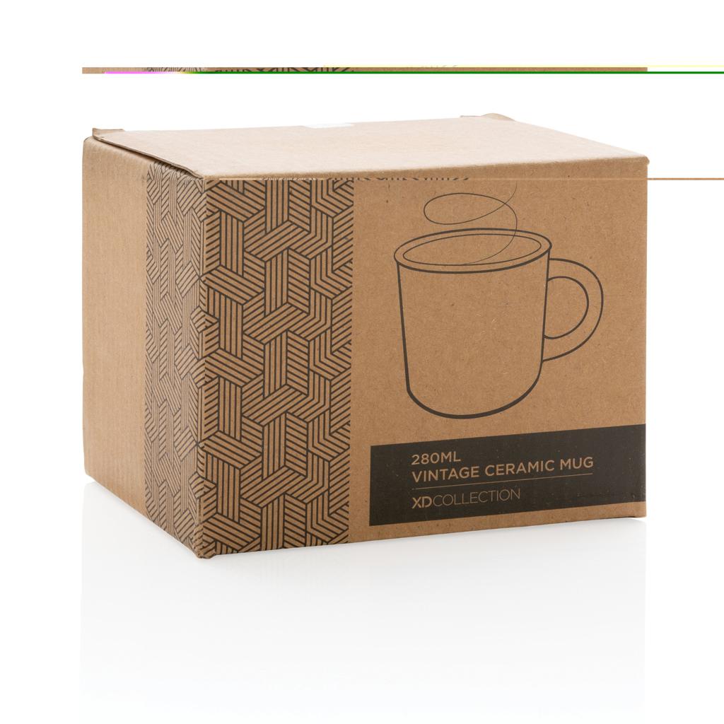 Cană ceramică vintage 280ml grey