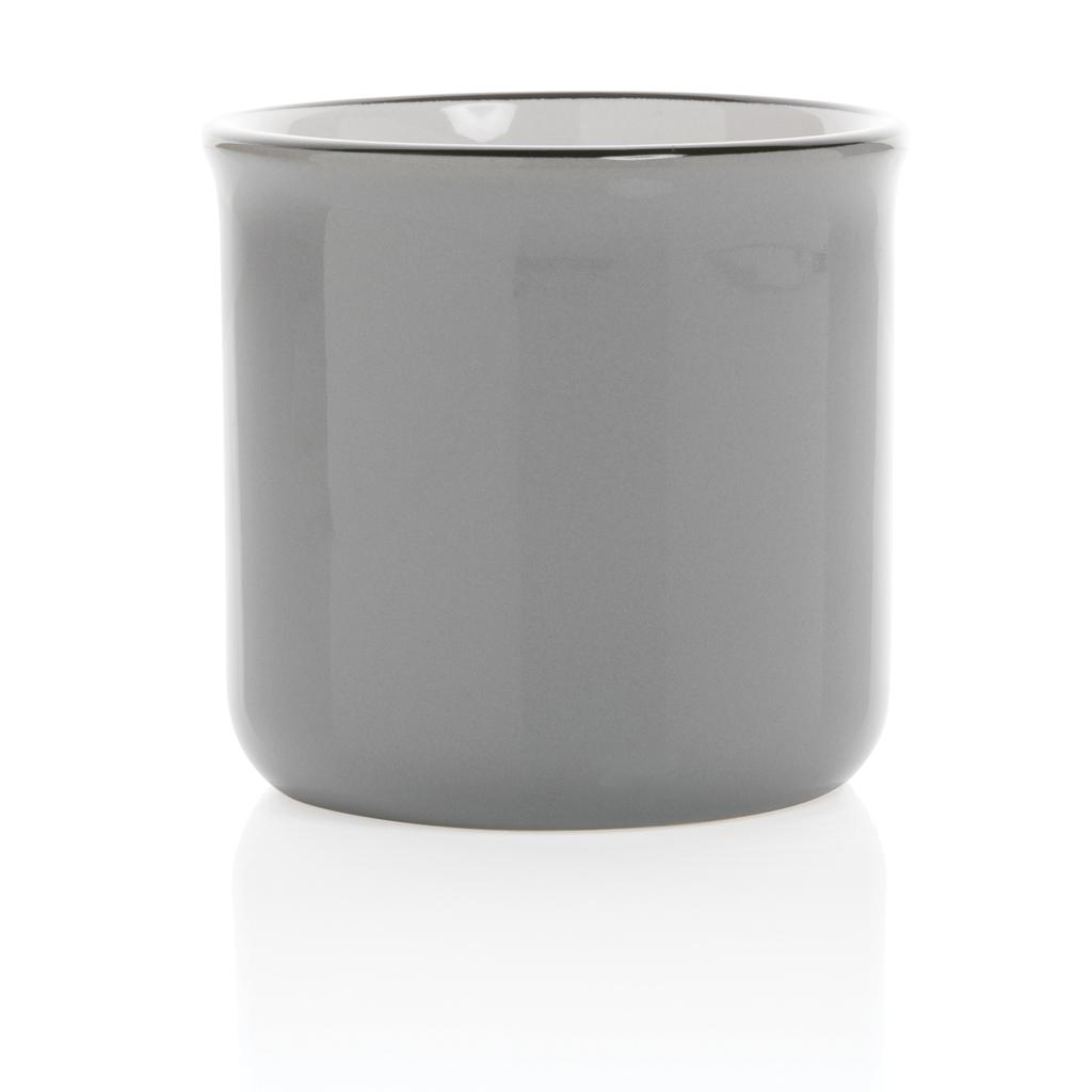 Cană ceramică vintage 280ml grey