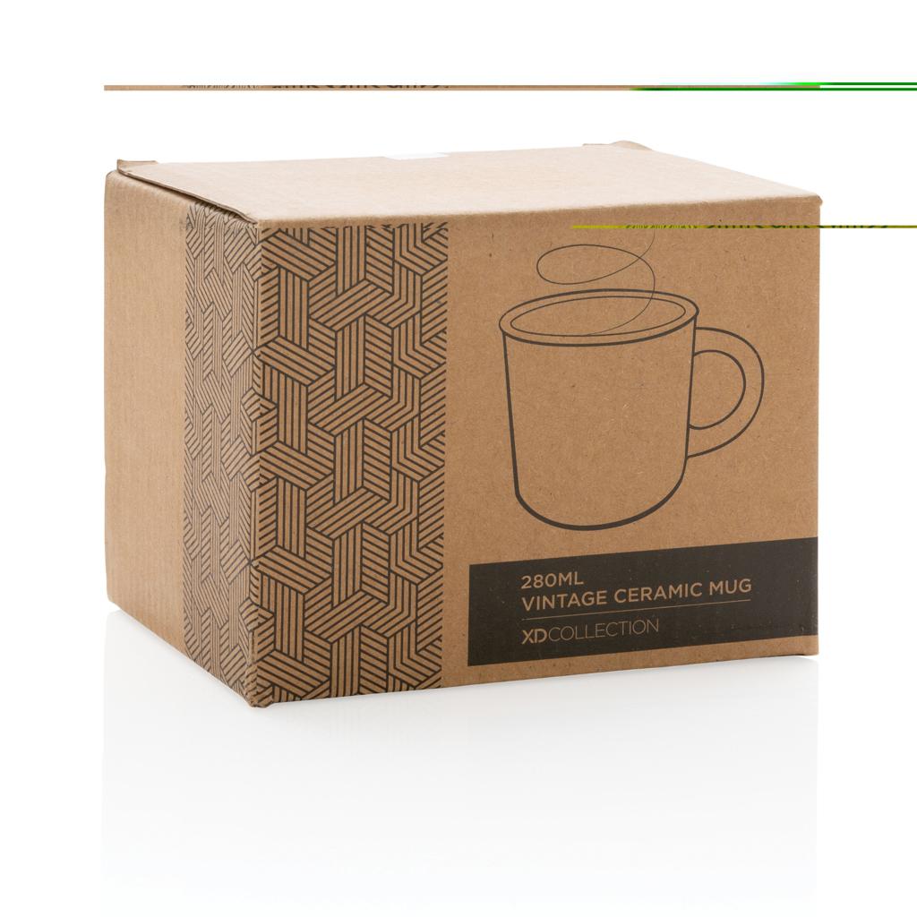 Cană ceramică vintage 280ml red