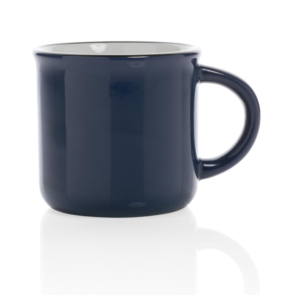 Cană ceramică vintage 280ml navy