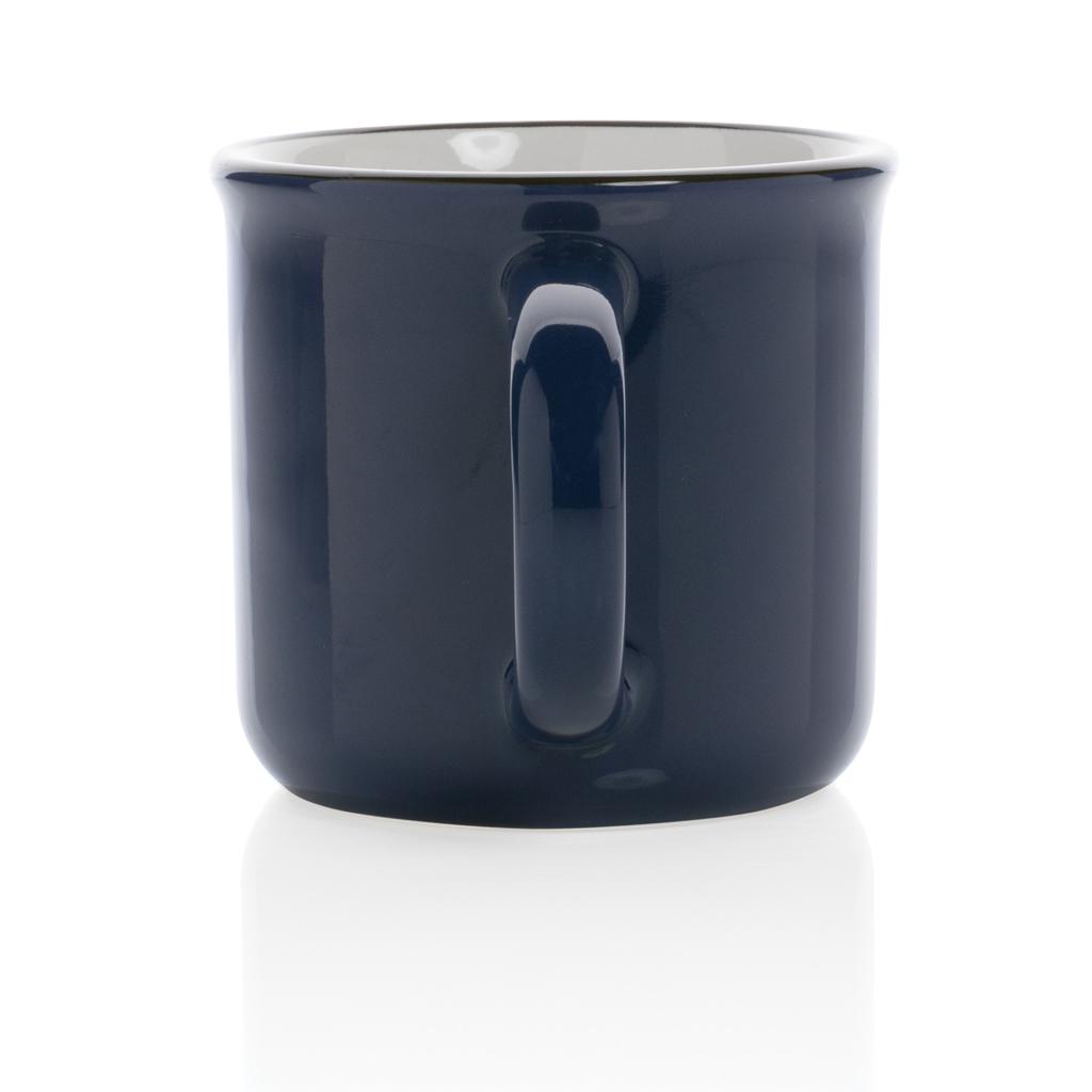 Cană ceramică vintage 280ml navy