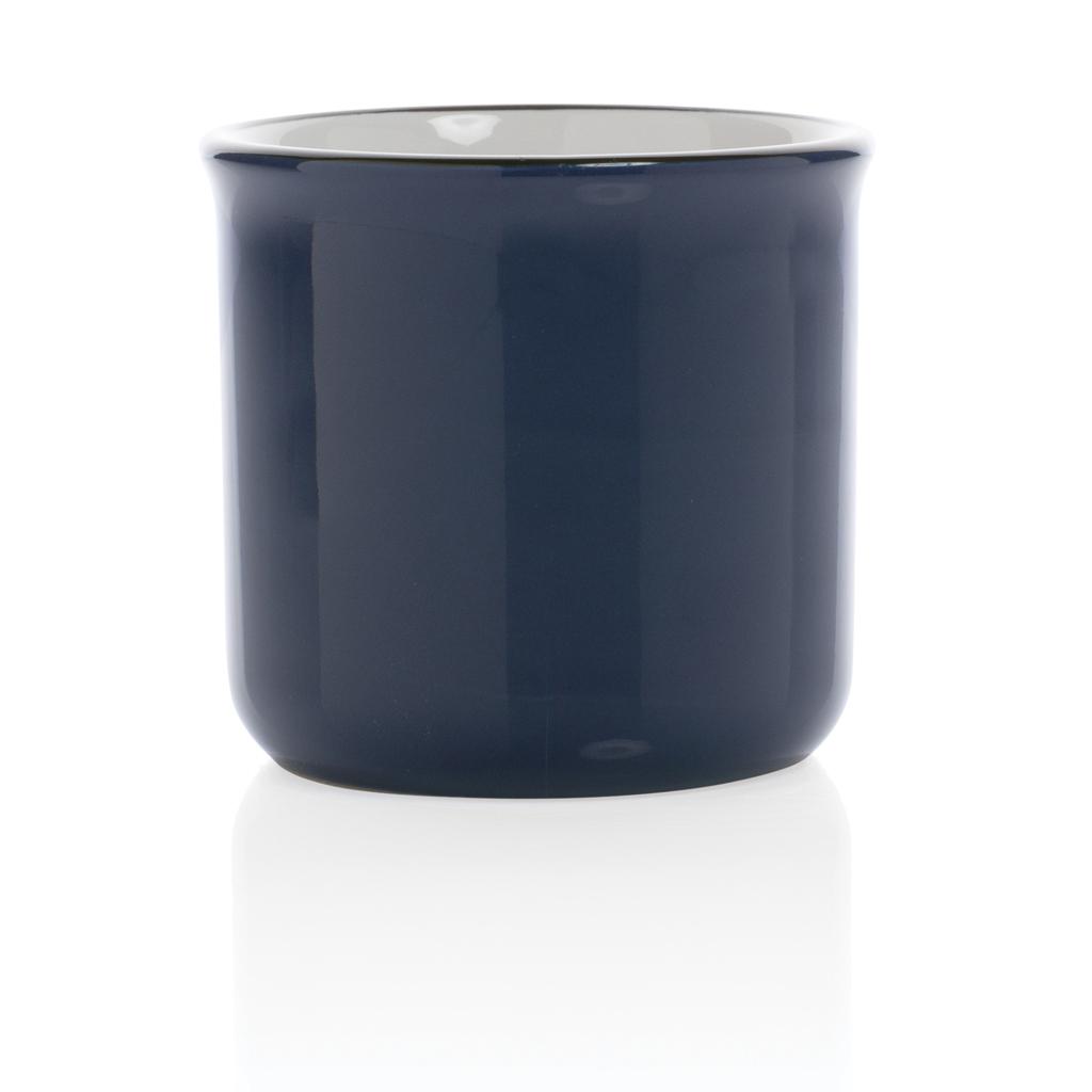 Cană ceramică vintage 280ml navy