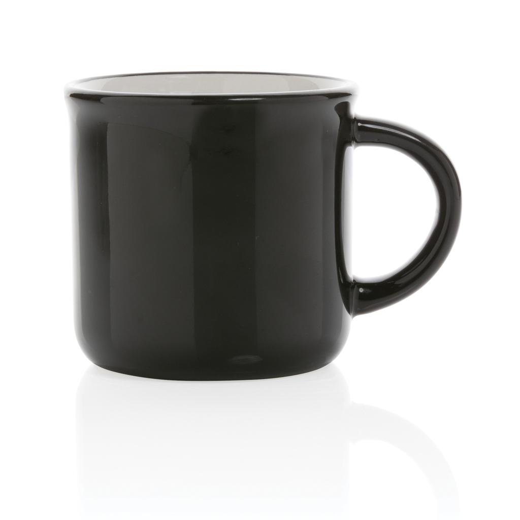 Cană ceramică vintage 280ml black