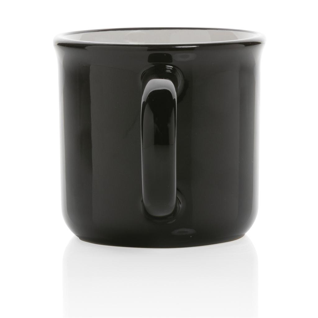 Cană ceramică vintage 280ml black