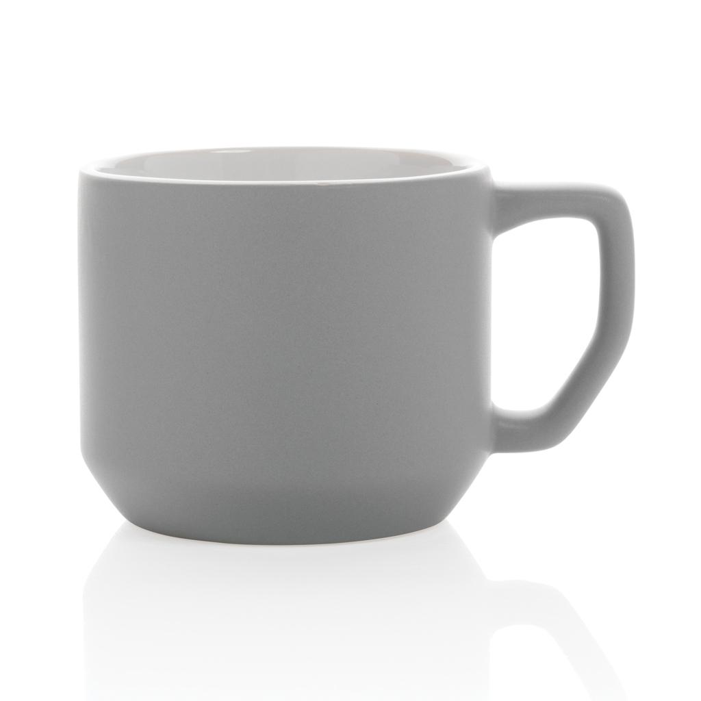 Cană ceramică modernă 350 ml grey