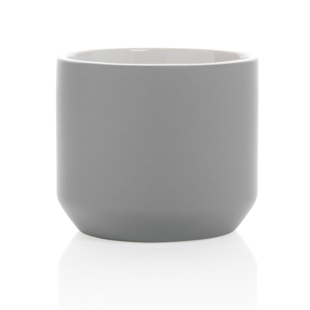 Cană ceramică modernă 350 ml grey