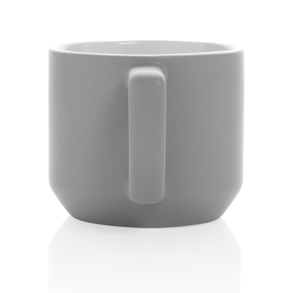 Cană ceramică modernă 350 ml grey