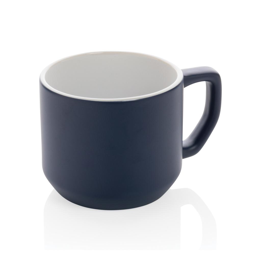 Cană ceramică modernă 350 ml navy