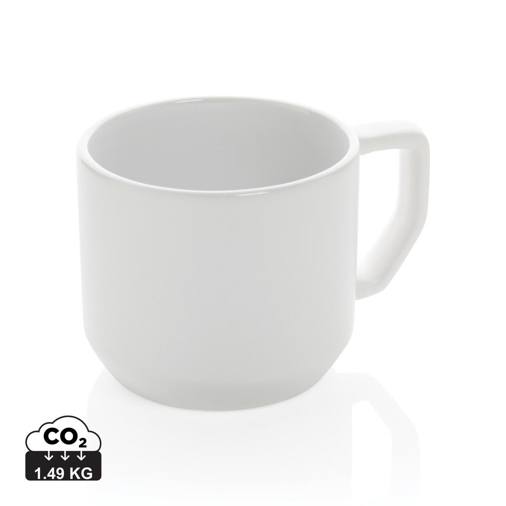 Cană ceramică modernă 350 ml transparent