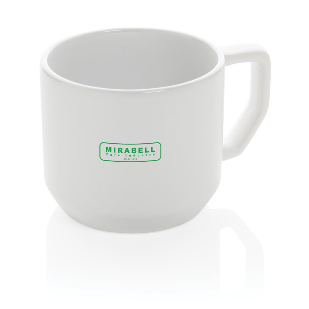 Cană ceramică modernă 350 ml transparent