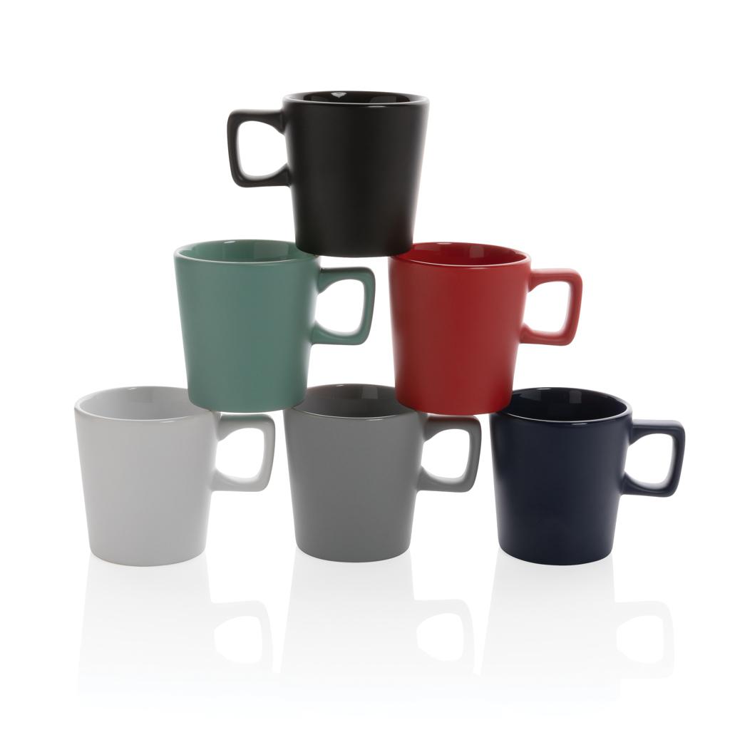 Cană de cafea modernă din ceramică 300ml grey