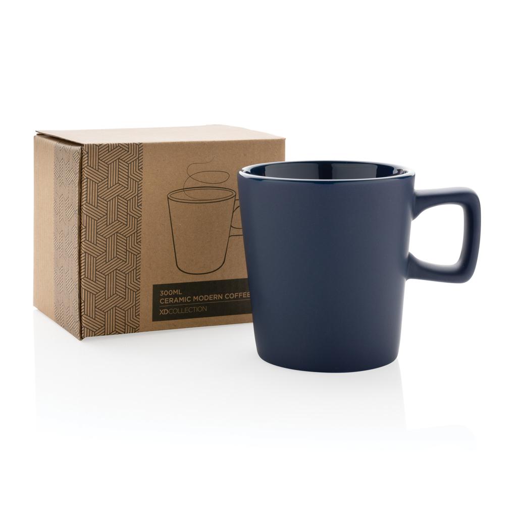 Cană de cafea modernă din ceramică 300ml navy