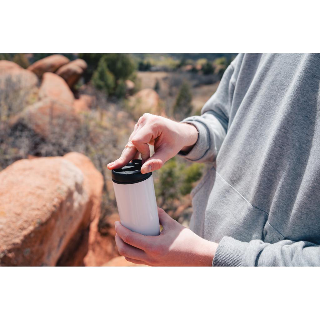  RCS cană din oțel inoxidabil reciclat Metro transparent