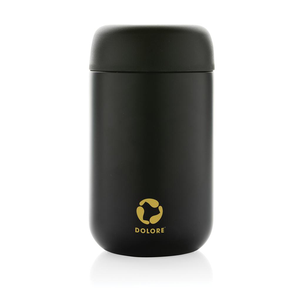 Cană termoizolantă din oțel inoxidabil reciclat, certificat RCS Brew black