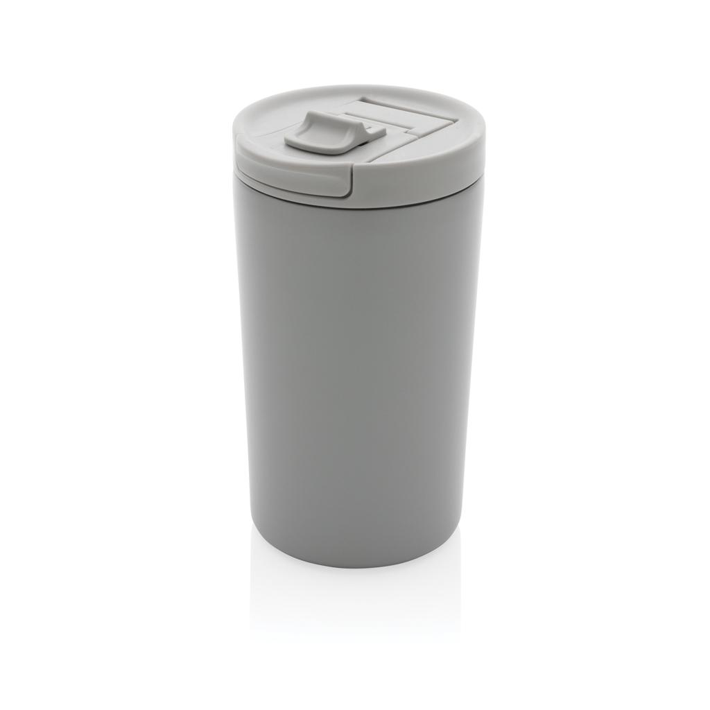 Cană termoizolantă etanșă cu pereți dubli RCS RSS, cu sistem de blocare grey